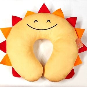 NEW KIDS TRAVELING PILLOW. SMILING SUNSHINE PILLOW.